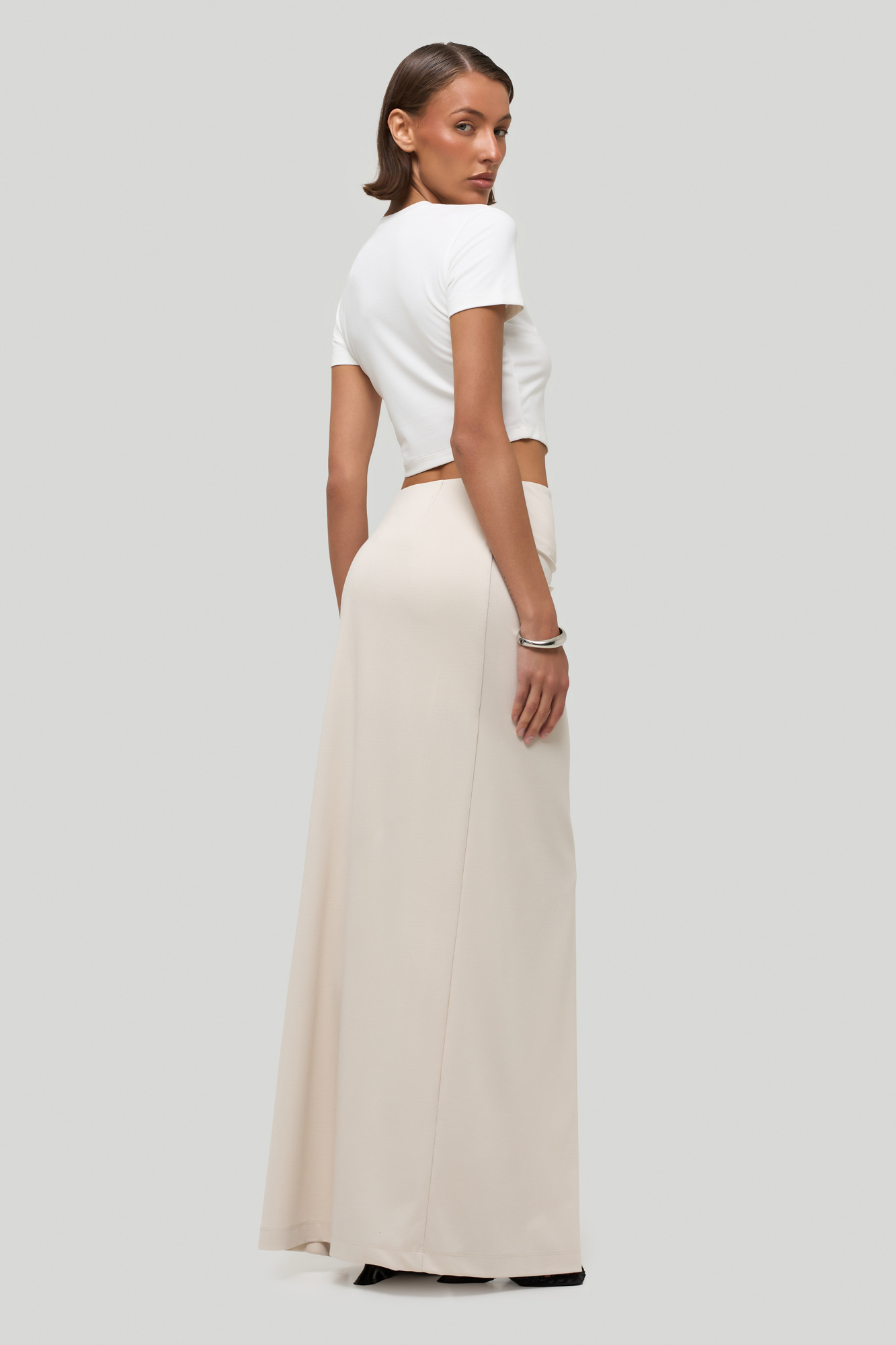 Укороченная футболка slim (S/M)