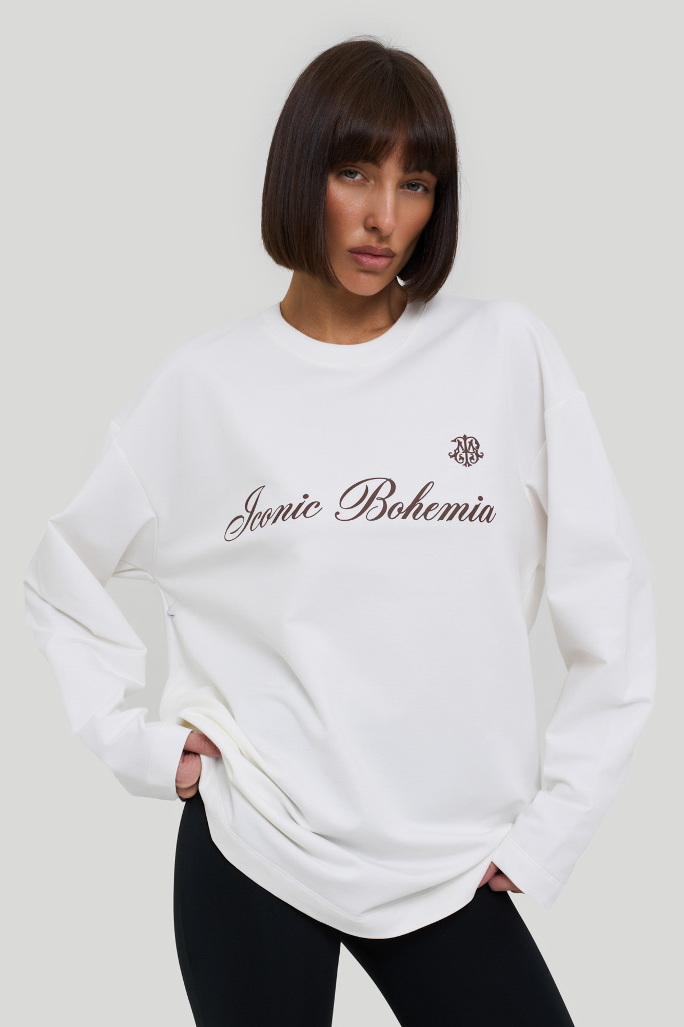 Свитшот OVERSIZE (S/M молочный)