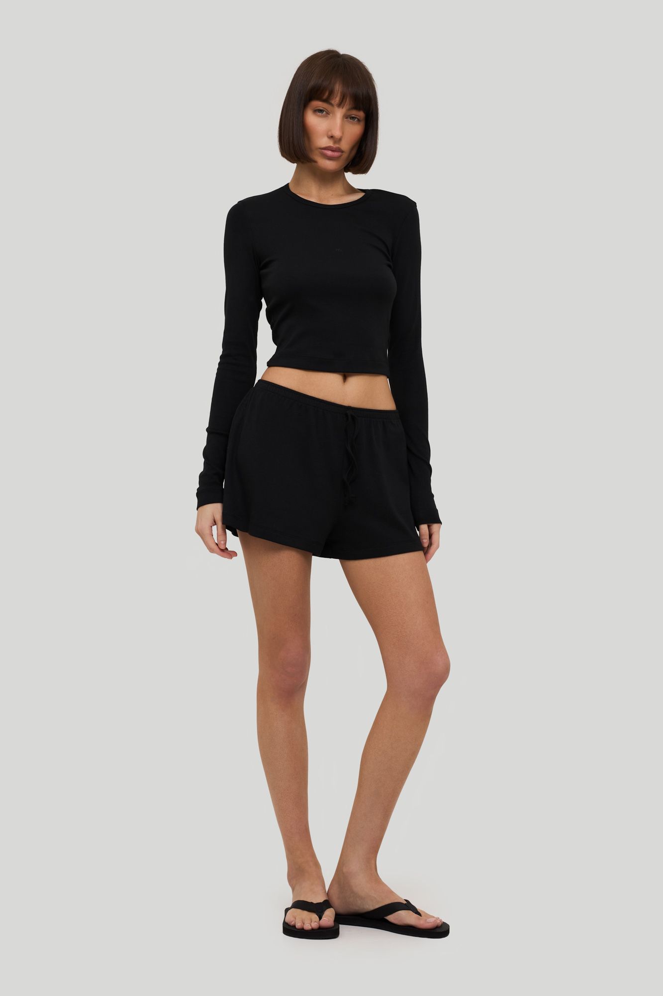 Лонгслив Organic (S/M черный)