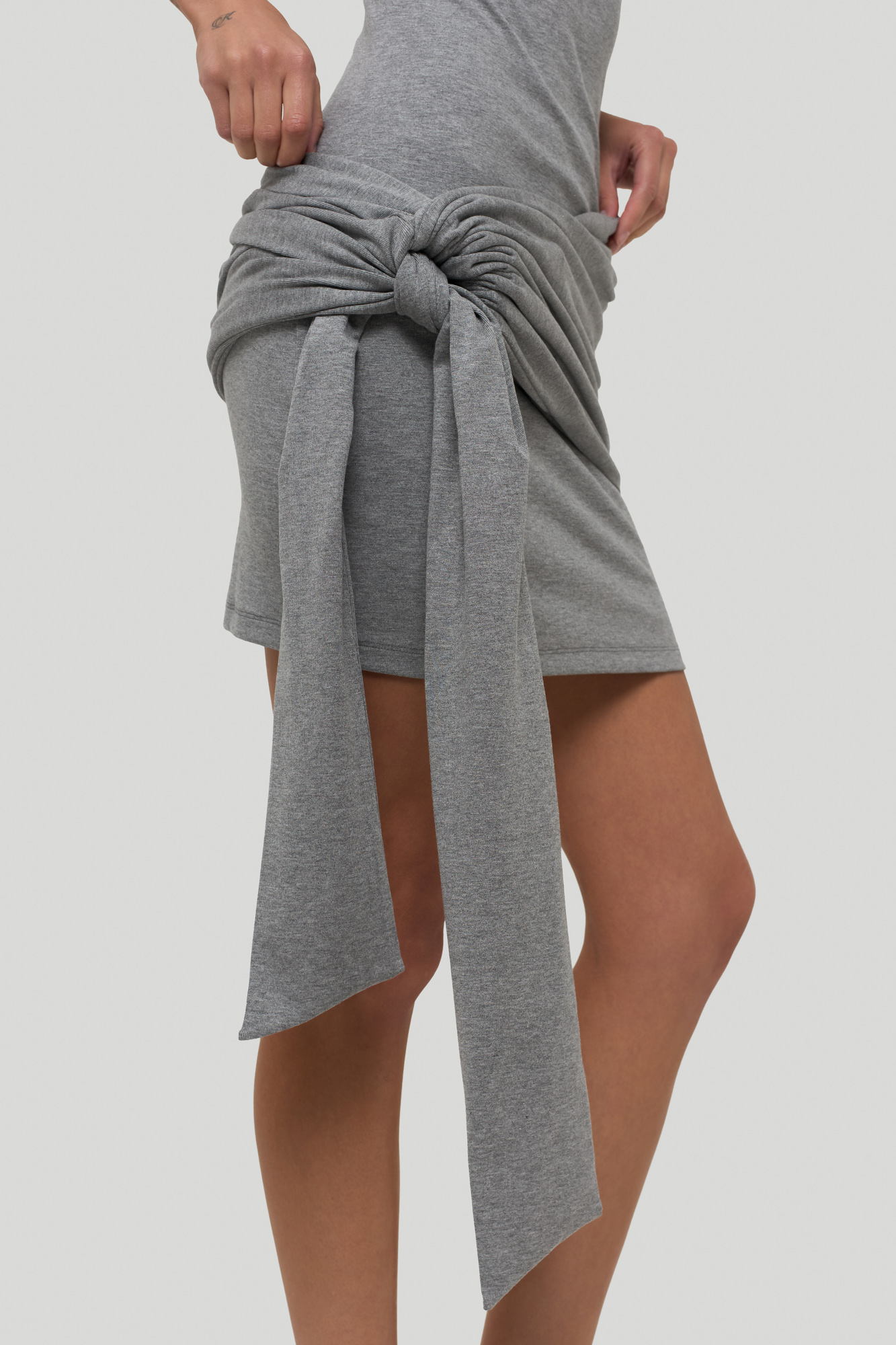 Платье мини с завязками (one size)