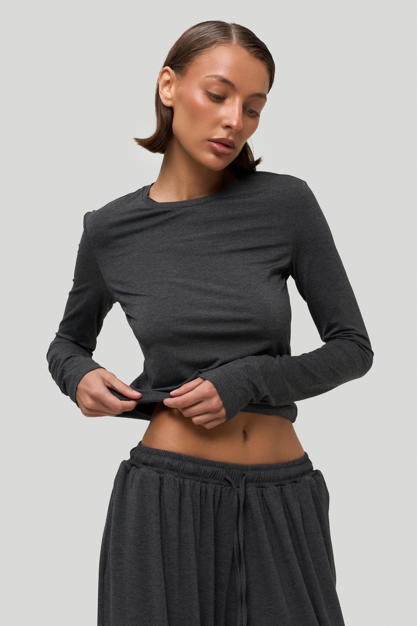 Лонгслив slim