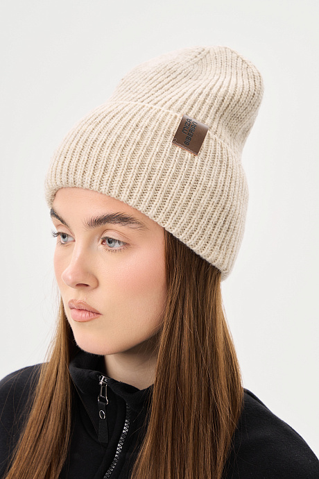 Шапка полушерстяная флисовым подкладом