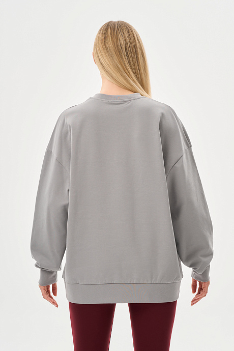 Свитшот из облегченного футера с начесом