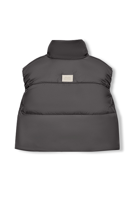 Жилет утепленный укороченный