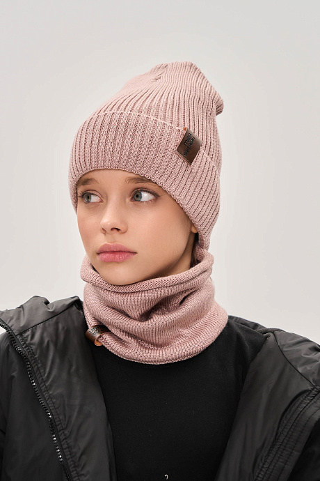 Шапка полушерстяная с хлопковым подкладом