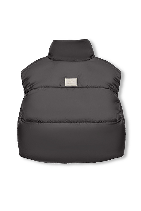 Жилет утепленный укороченный