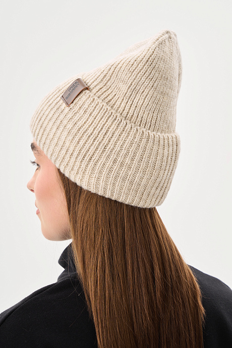 Шапка полушерстяная флисовым подкладом